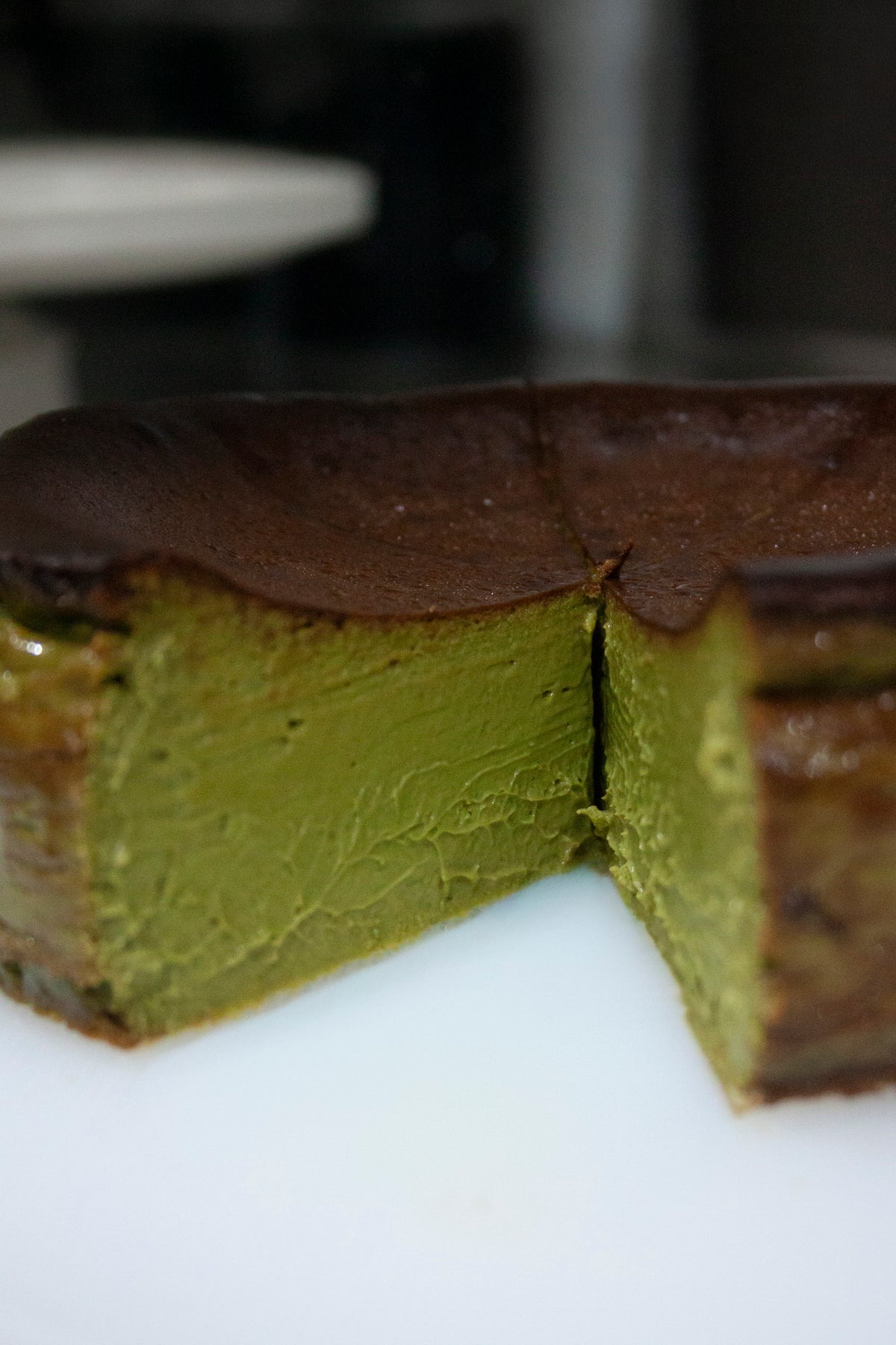 Cheesecake basque - MATCHA