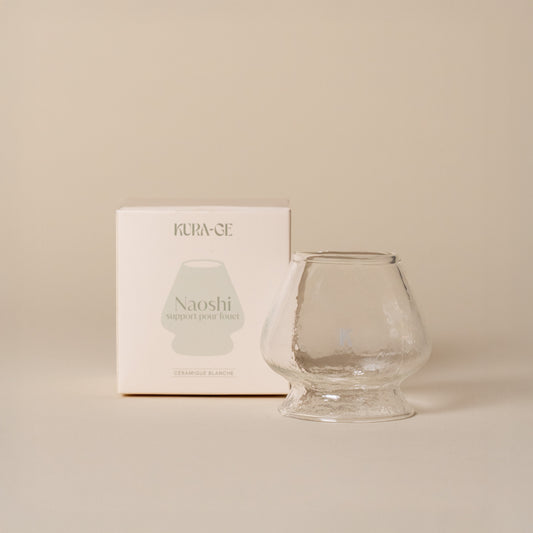 Naoshi porte-fouet en verre