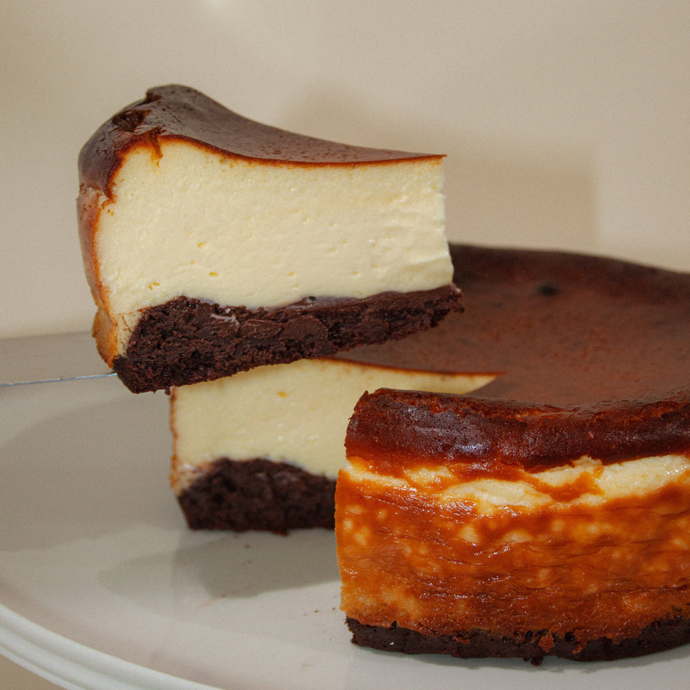 Cheesecake basque brownie - Nature